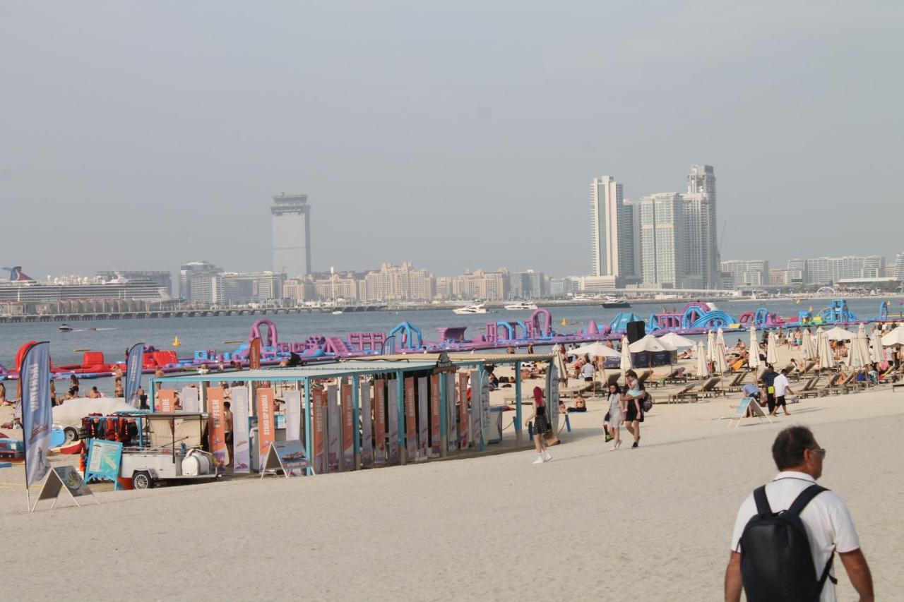 Newly Furnished One Bedroom Apartment Next To Metro & Beach In Marina Residence Dubai Exterior foto